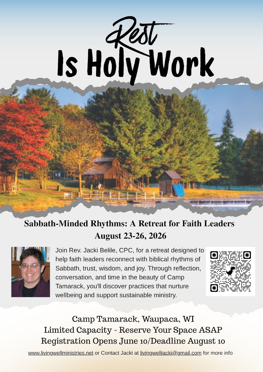 Sabbath-Minded Rhythms Retreat Flyer